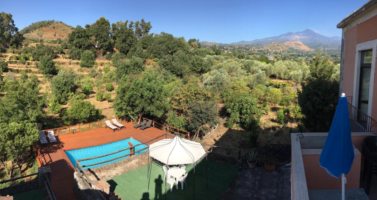 Villa Bonaccorso - Antica E Maestosa Villa Con Piscina Ai Piedi Dell'Etna Viagrande Exterior foto